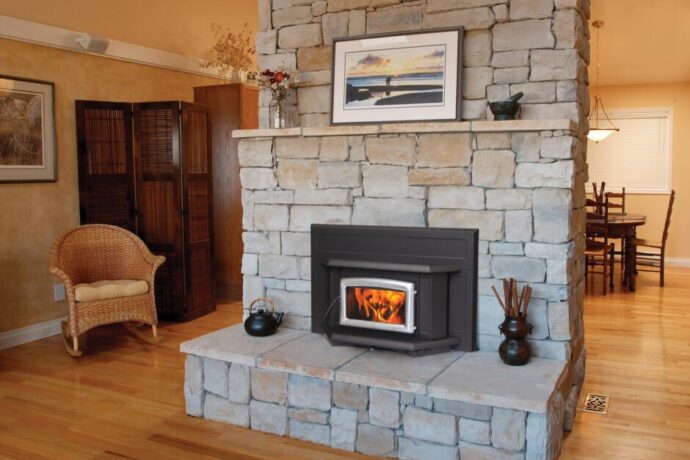 Indoor Wood Burning Firplace