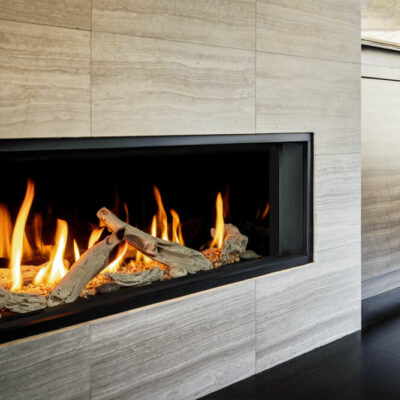 Vantage Hearth Direct Vent Gas Peninsula Fireplace