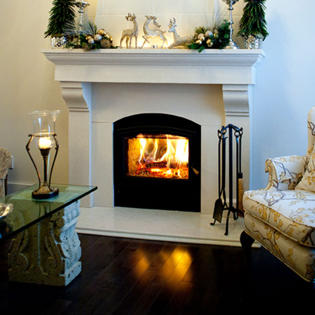 Indoor Wood-Burning Fireplaces